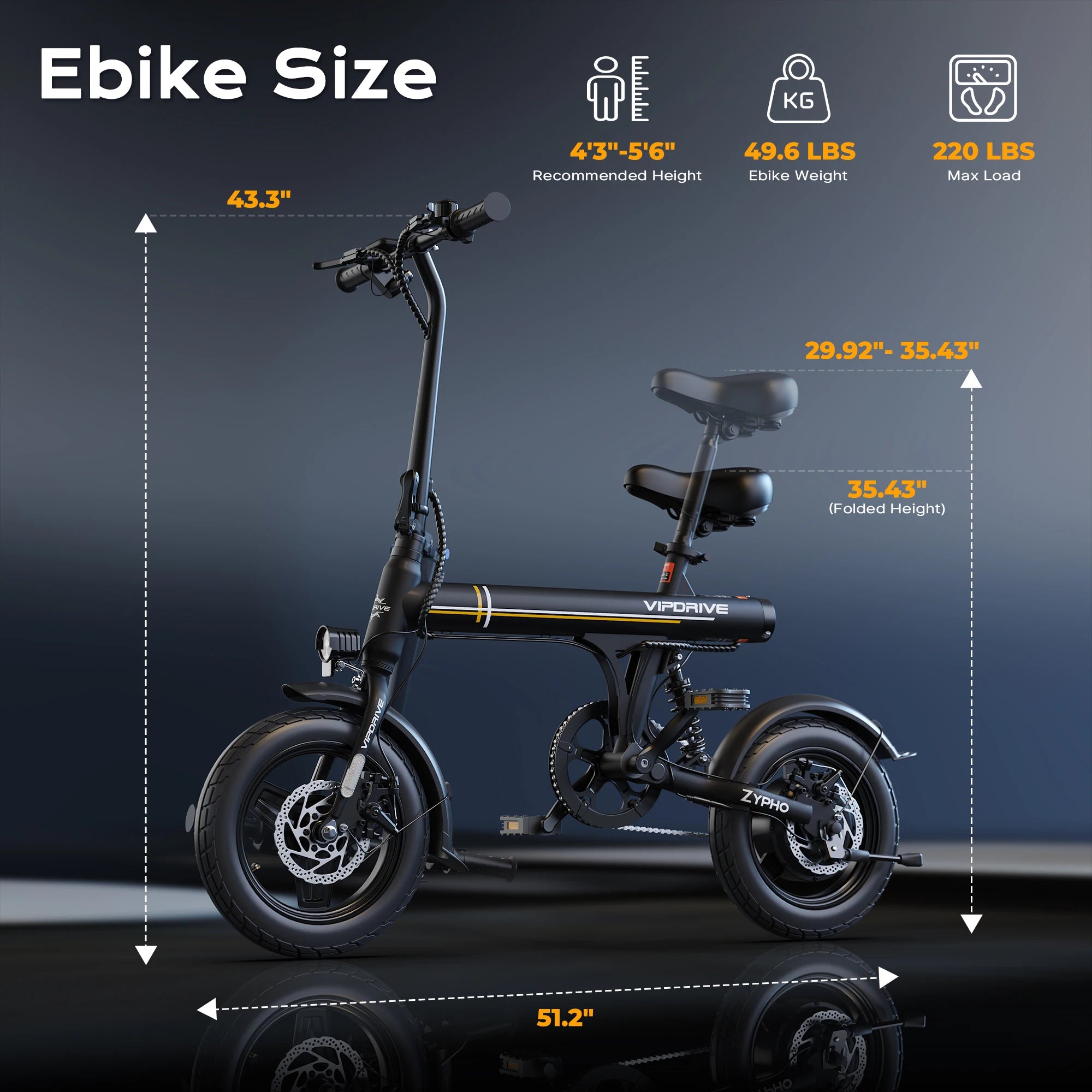 VIPDRIVE Zypho Electric Bike
