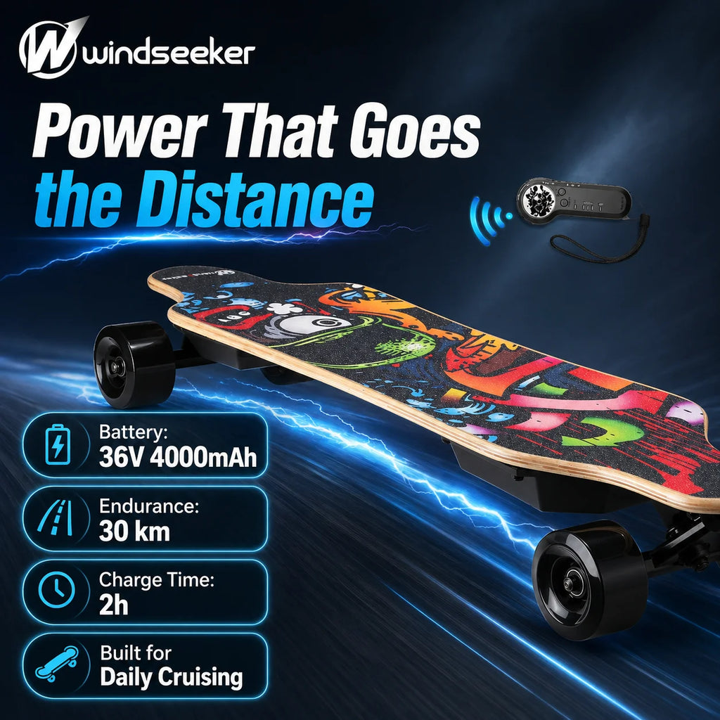 Windseeker H2B-02 Electric Longboard