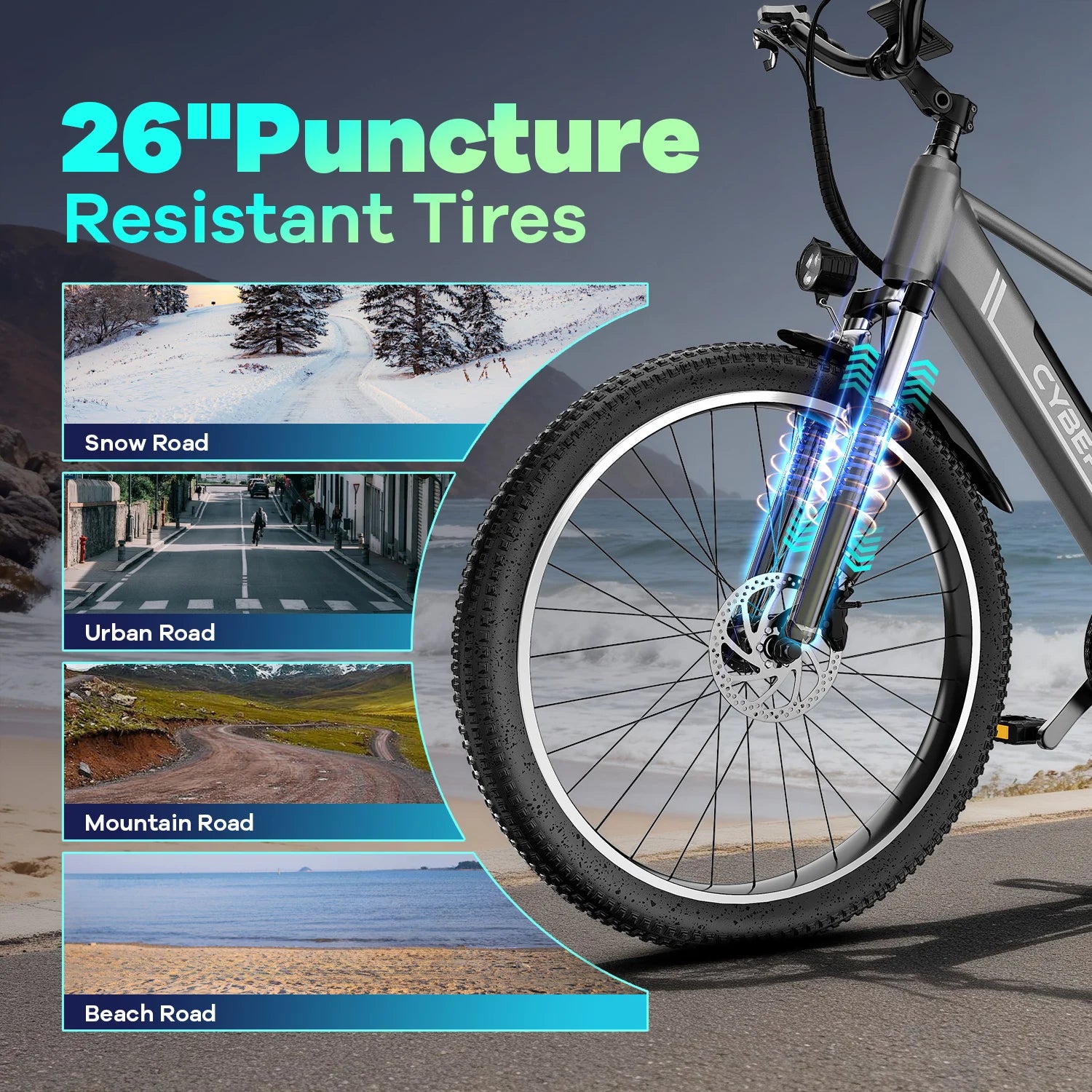 26" Electric Commuter Bike
