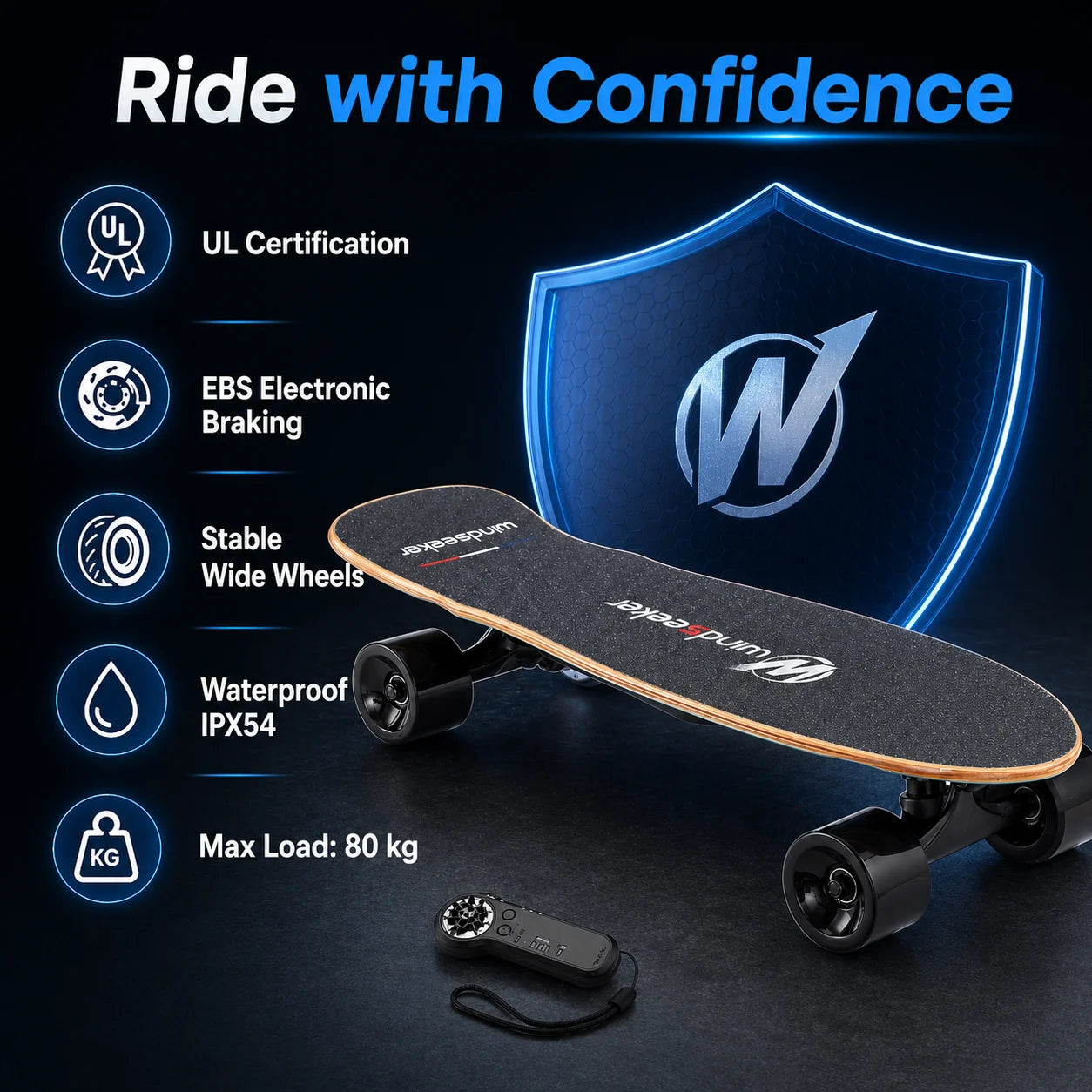 H2S-2 Mini Electric Skateboard