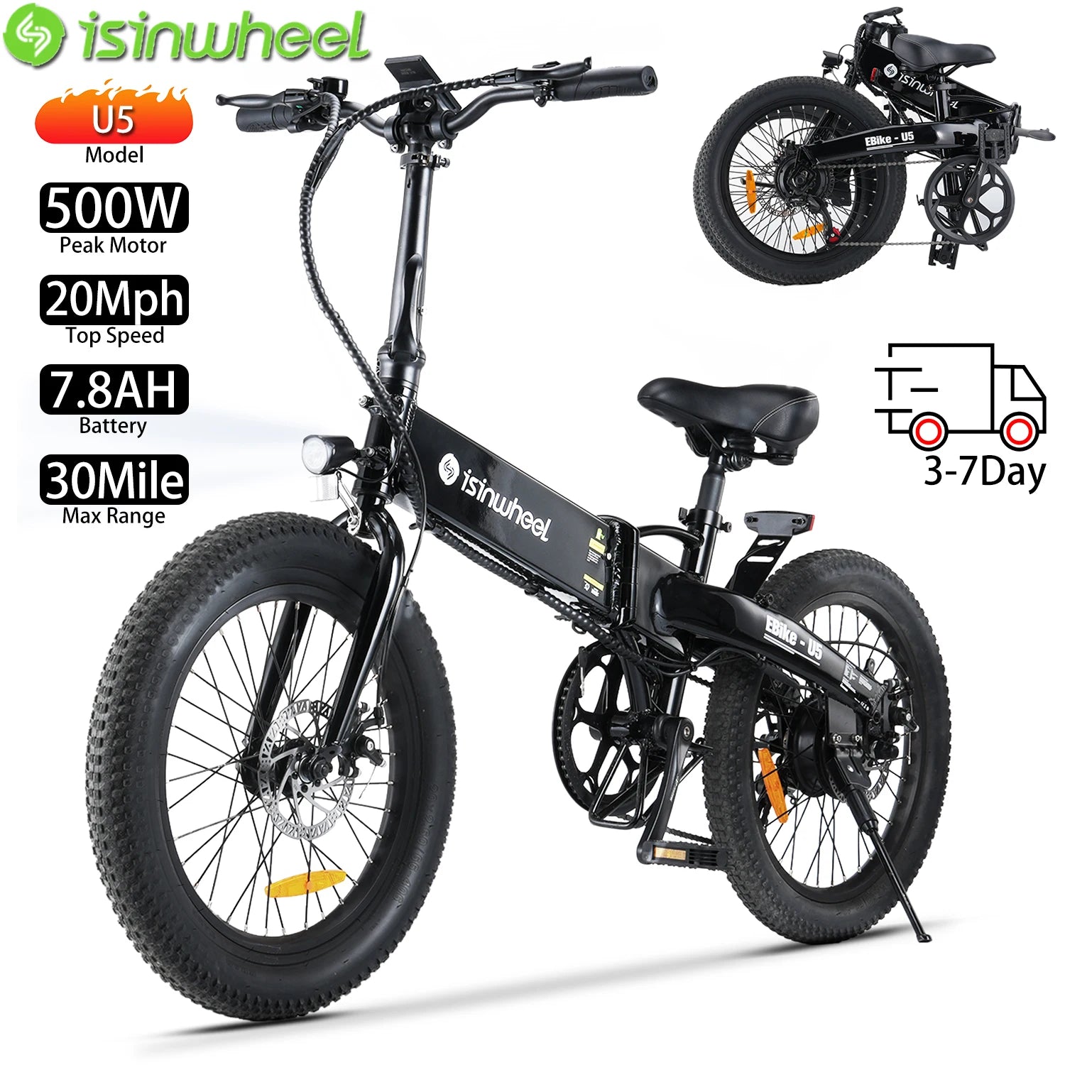 20" Foldable Electric Bike