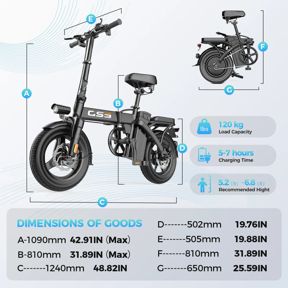 14" Foldable Electric Bike