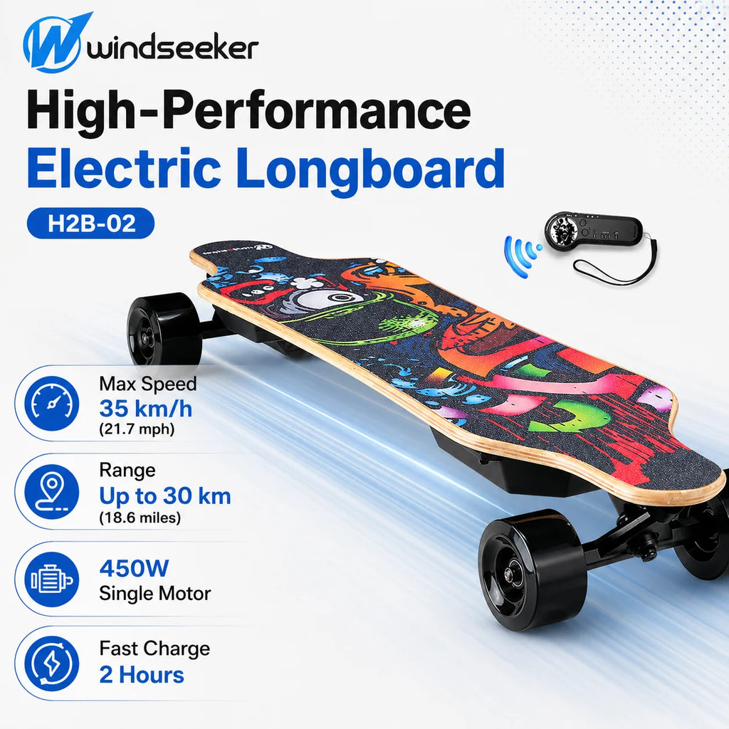 Windseeker H2B-02 Electric Longboard