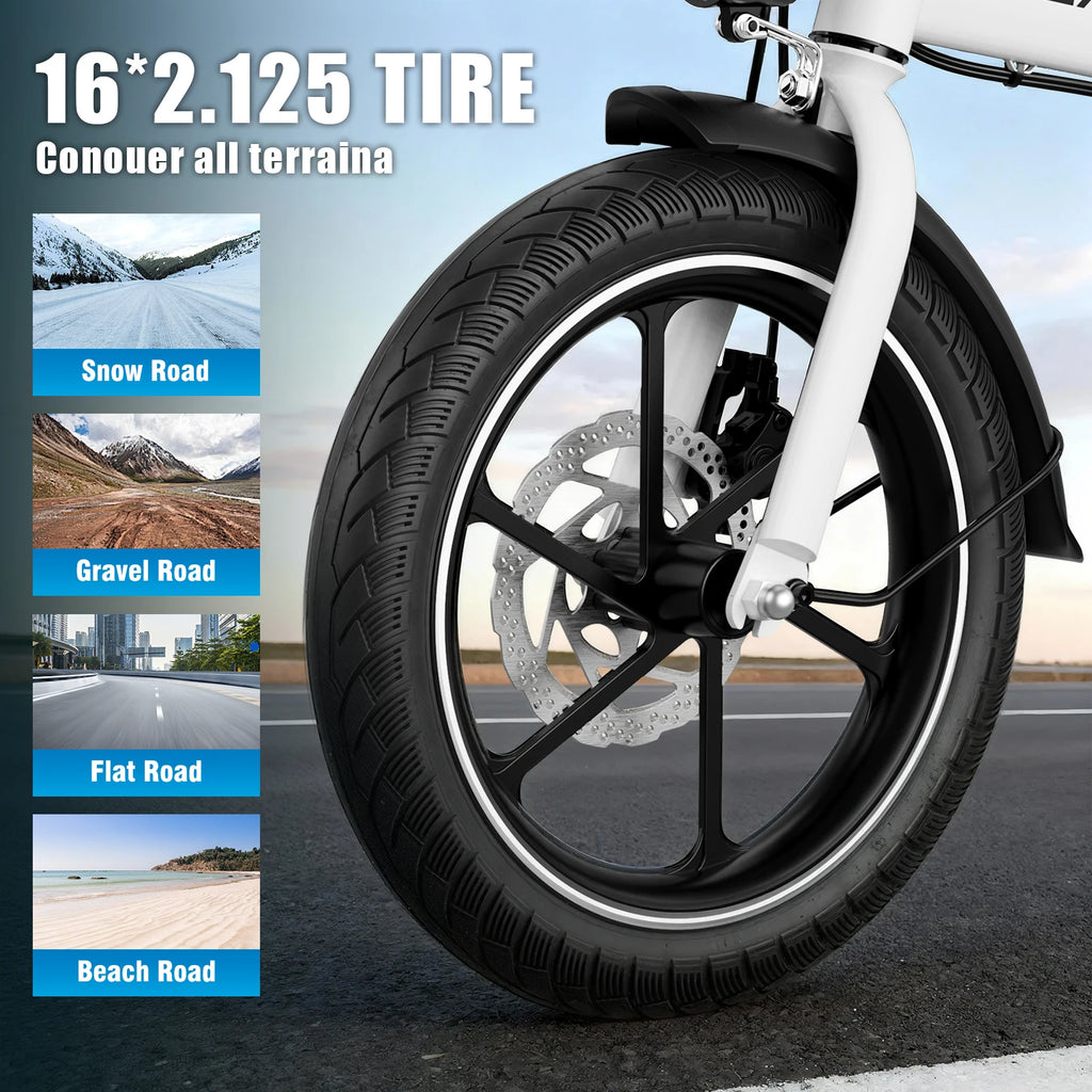 360W W2A Foldable Electric Bike