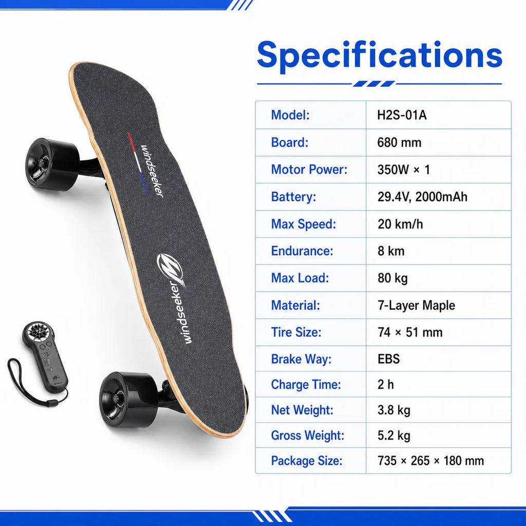 H2S-2 Mini Electric Skateboard