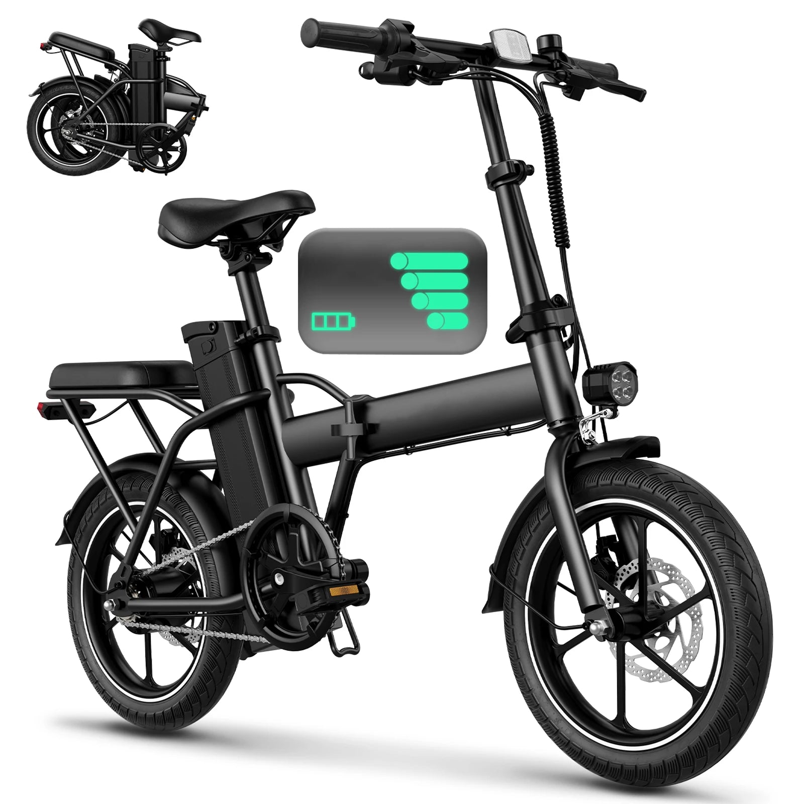 360W W2A Foldable Electric Bike