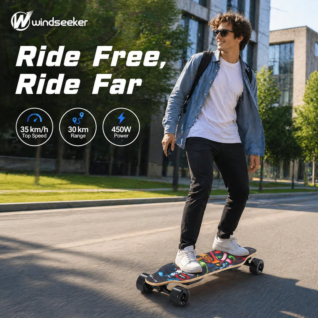 Windseeker H2B-02 Electric Longboard